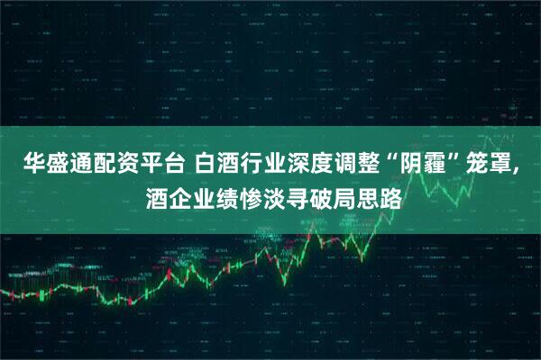 华盛通配资平台 白酒行业深度调整“阴霾”笼罩, 酒企业绩惨淡寻破局思路